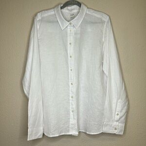 Women’s J Crew Linen-Blend Button-Up Shirt